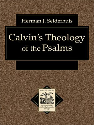 cover image of Calvin's Theology of the Psalms